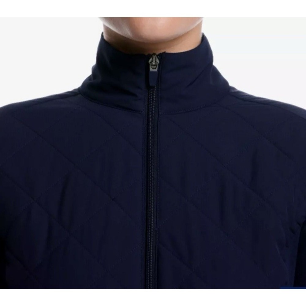 PGA TOUR Women's Golf Jacket Quilted Full Zip Sz XXL Blue UPF 50 Performance NEW - Picture 4 of 8